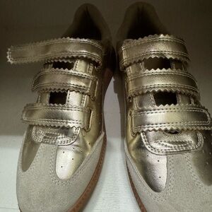 Steve Madden Metallic Gold Slip-On